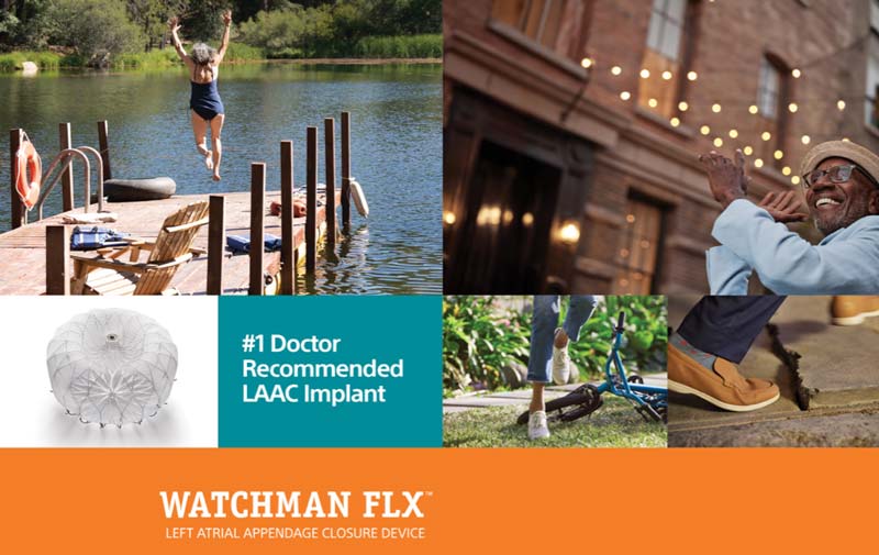 Cover of WATCHMAN FLX patient education brochure.