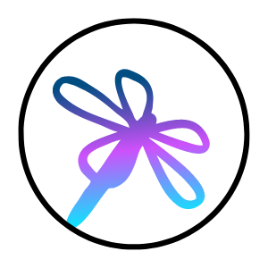 Ein PFA-System mit Farbverlauf in einem schwarzen Kreis.