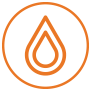 An orange blood drop icon.