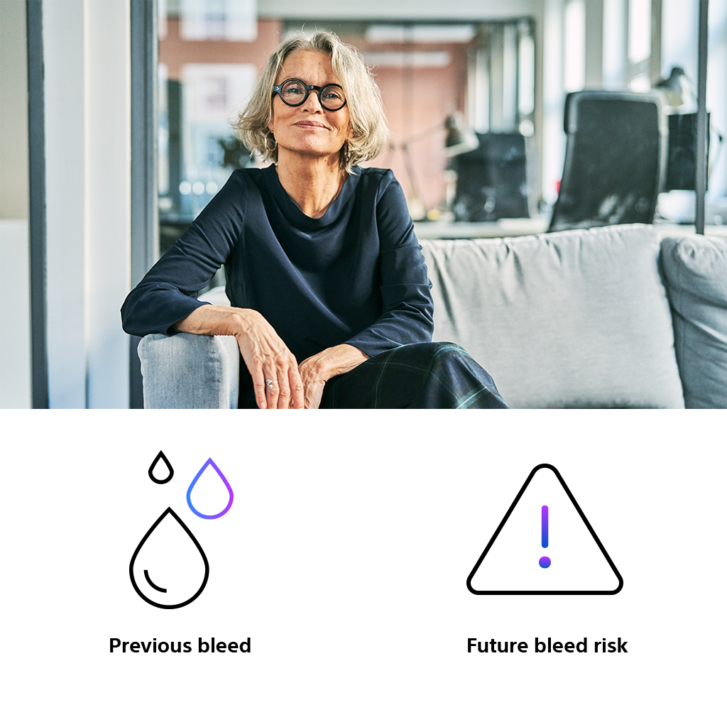 Case study 1: Patient with previous major bleeding