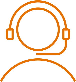 Icon of a person with a headset on.