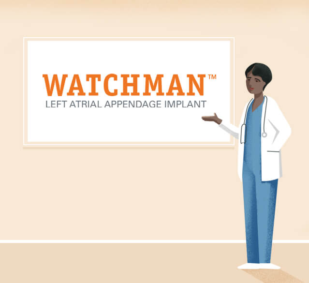 WATCHMAN physican illustration