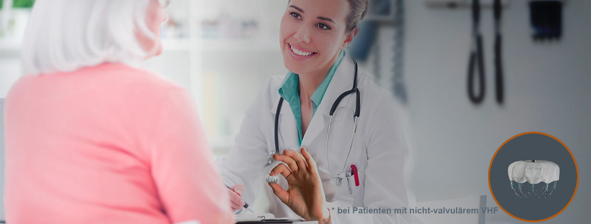 Female Doctor speaking with woman patient