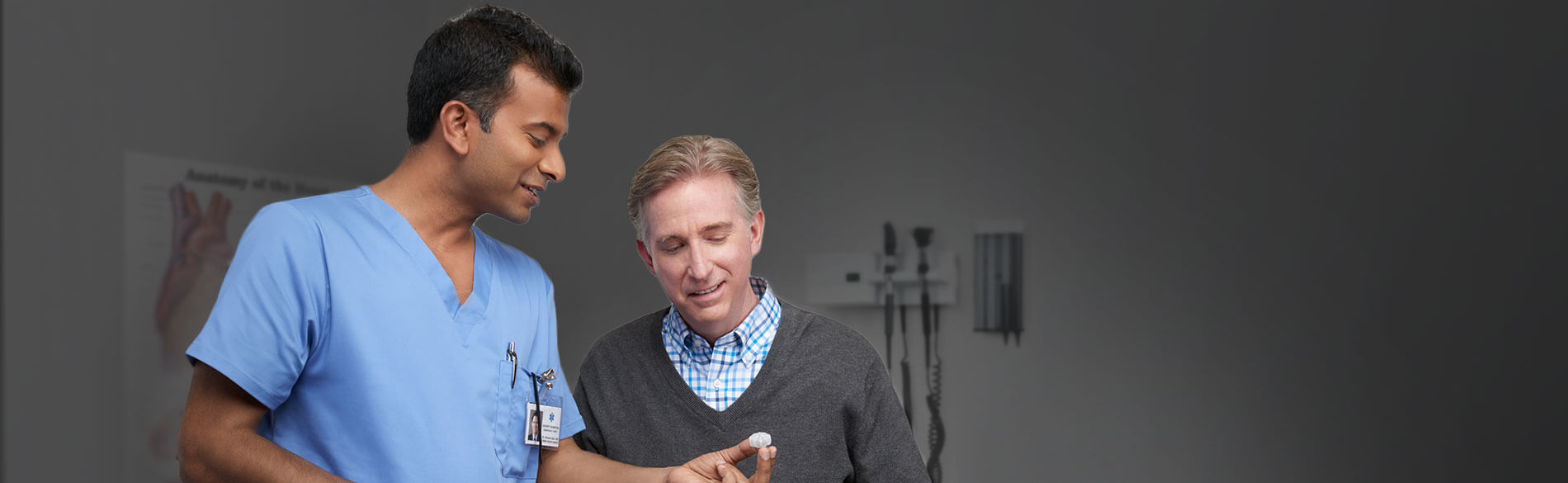 Physician and Patient with WATCHMAN device