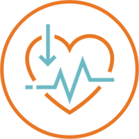 stroke risk reduction icon