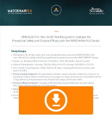 WATCHMAN Clinical Data One-Page Summary