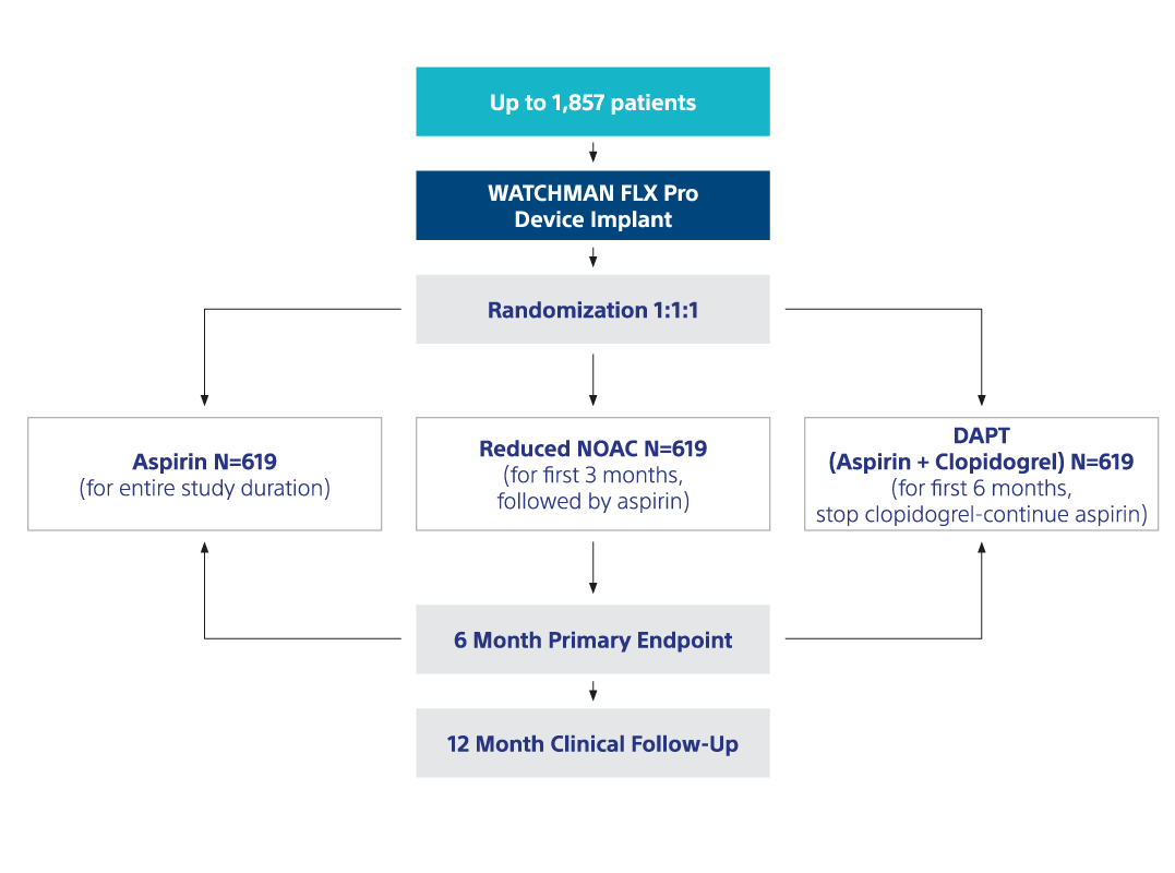 A hierarchy chart showing the study design of SIMPLAAFY.