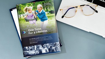 Flyers showing the resources available for patients. 